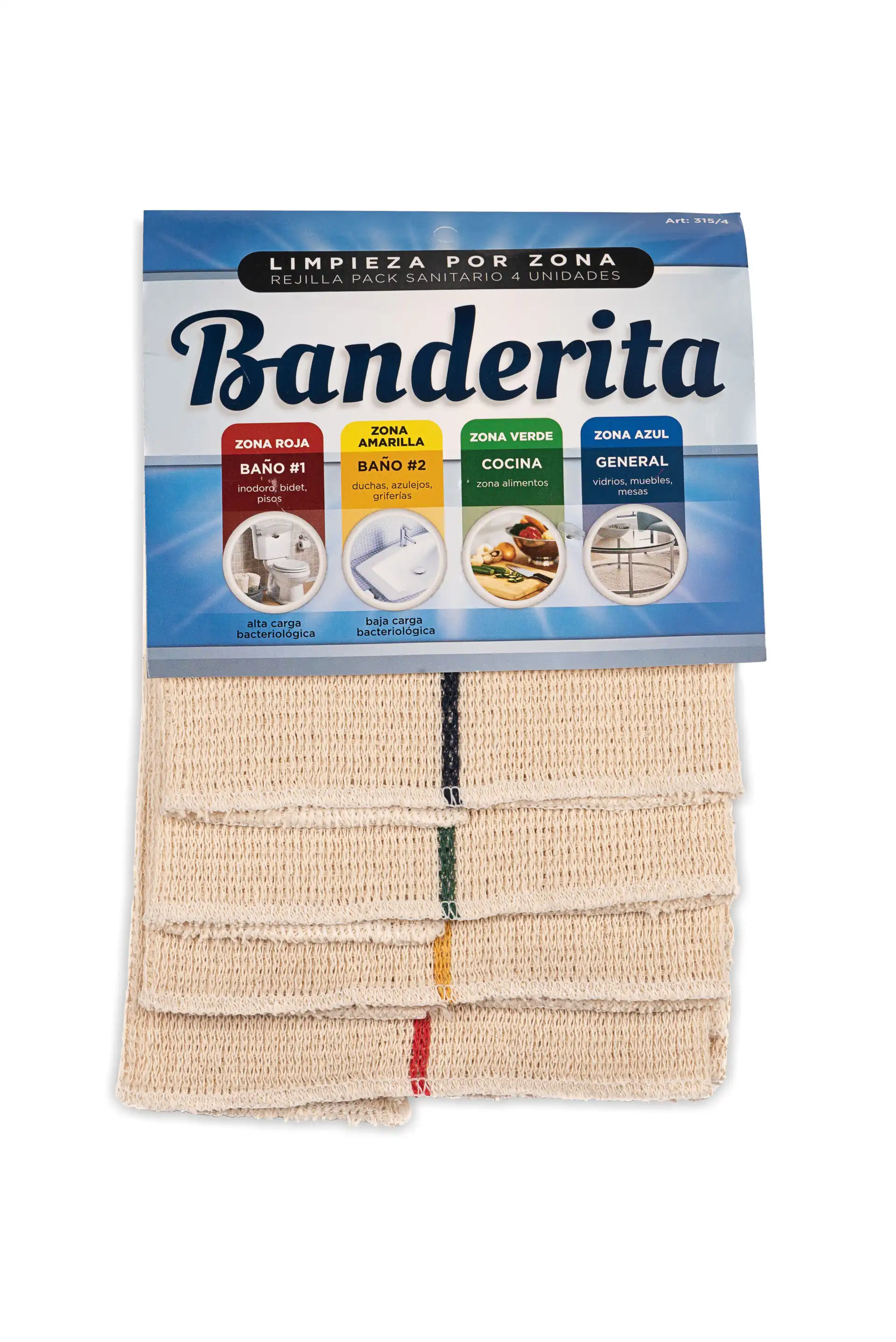 Rejillas pack sanitario x4 U